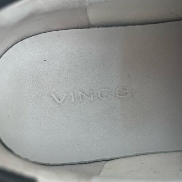 Vince Brady Sneaker Men’s White Leather $225 8 41 - Picture 8 of 10